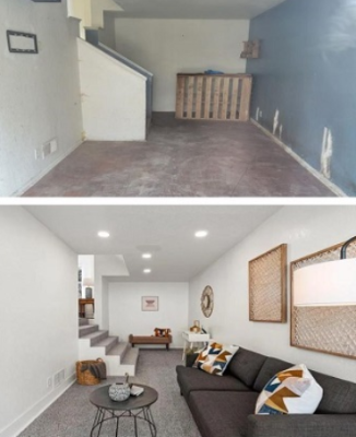 Drabe Basement  to Designer Family Rec Room